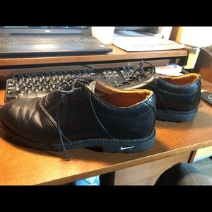 Nike Air Black Golf Shoes Sz. 13  used once